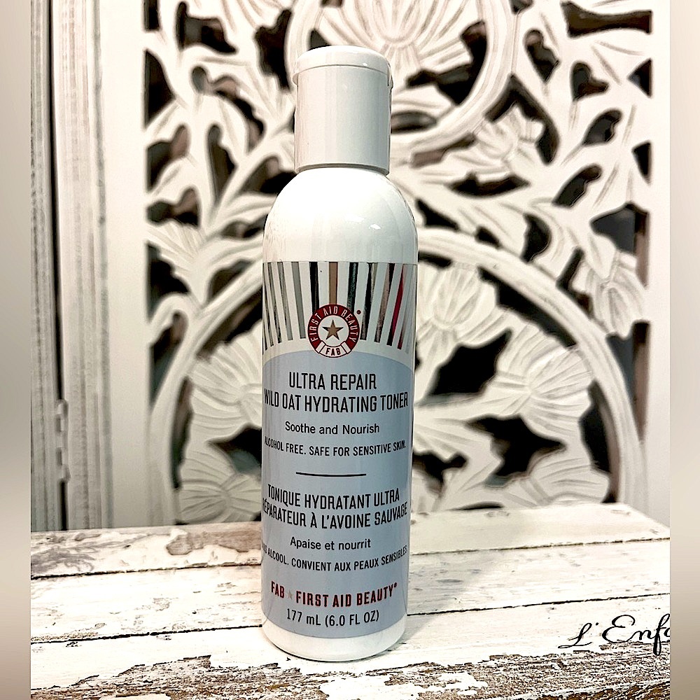 FAB First Aid Beauty Ultra Repair Wild Oat Hydrating Toner, Sensitive Skin, New